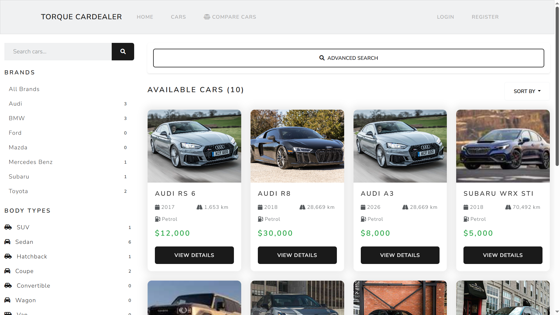 Sistem Manajemen Daftar dan Dealer Mobil